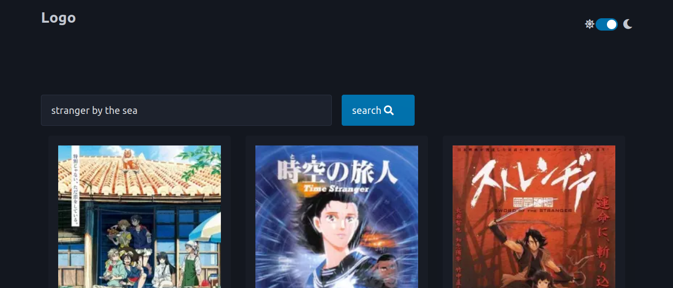 Anime search app